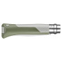 Opinel N°08 Horizon Kaki Gris fermé de dos