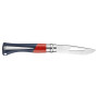 OPINEL N09 OCEAN ROUGE OUVERT FACE EPISSOIRE FERME