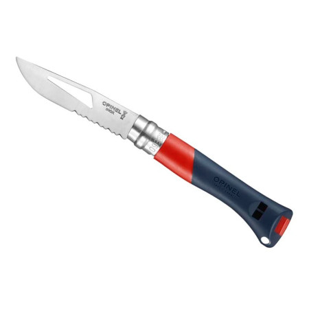 OPINEL N09 OCEAN ROUGE OUVERT FACE